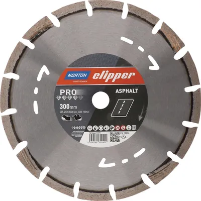 Zdjęcie produktu dla Diamentowa tarcza tnąca Norton Clipper (Ø 300 mm, otwór 25,4 mm / do szlifierek / przecinarek) - 70184631579