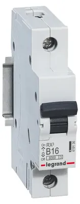 Obrázok produktu pre Legrand RX3, Miniatúrny istič, Typ B, IP20, 210 - 250 V