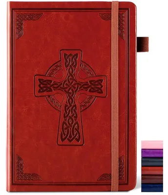 Immagine prodotto di Quaderno in ecopelle, formato A5, 320 pagine, righe, stile vintage, copertina rigida, color marrone