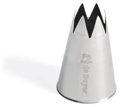 Produktbild von de Buyer 211223N, Gebäckverzierungsdüse, Gebäckverzierungsbeutel, Edelstahl, Edelstahl, 1,8 cm, 53 mm