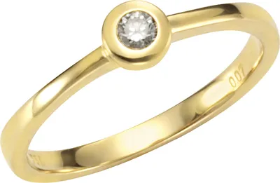 Produktbild von Orolino Ring Gold 750 mit Brillant 0,07ct.