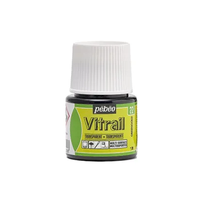 Immagine prodotto di Pebeo Vitrail vernice trasparente per vetro, 45 ml, 22 verde oro