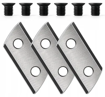 Produktbild von TECHTOOL TTBS01 Ersatzmesser für Häcksler, 3 Stück Schneidmesser