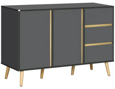 Productafbeelding van Dressoir - Buffetkast - Opbergkast - Ladekast - Kast - Scandinavisch Design - 120x40x80 cm