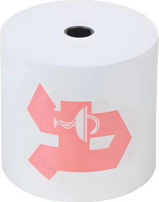 Produktbild von VEIT Kassenrollen, recycling, 76 mm x 80 mm x 12 mm, mit rotem Apotheken "A" Aufdruck