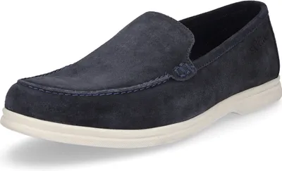Produktbild von s.Oliver Herren Leder Slipper blau