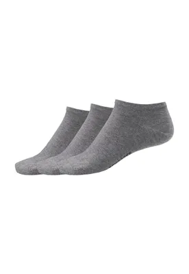 Produktbild von Schiesser Herren 3 Pack Herrensneakers 39/42 silbergrau-mel. PAK