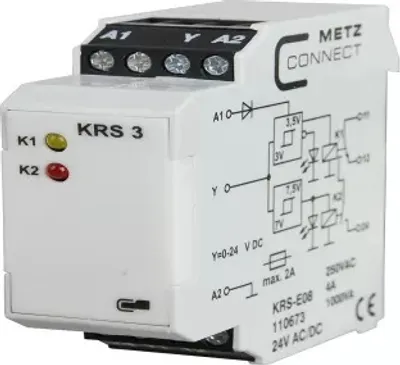 Obrázek produktu pro Metz Connect Krs-E08 3 24 V Ac/Dckrs-E08 3Schwel 110673 (110673)