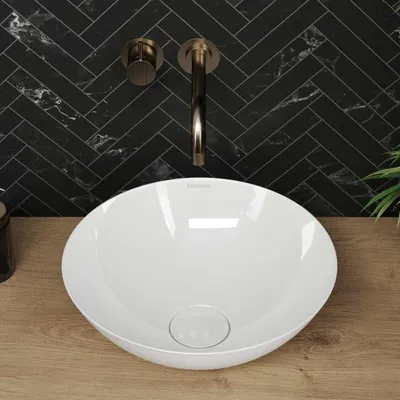 Immagine prodotto di Kaldewei AVELLINO, lavabo da appoggio, modello 3204, diametro 36 cm