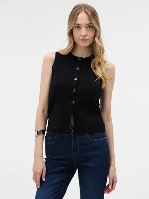 Produktbild von Orsay Schwarze Strickweste für Damen  XL