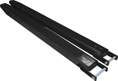 Produktbild von Bauer Gabelverlängerung GG 80/40 (Länge 2000), lackiert, Schwarzgrau