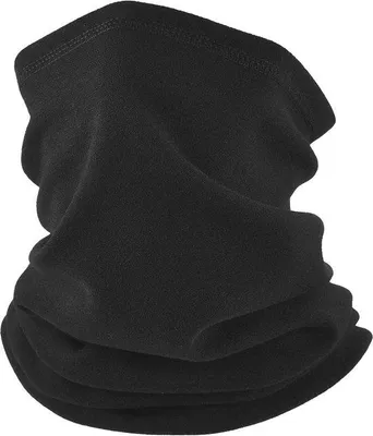 Produktbild von Famanu Wintercolsjaal Multifunktional, Winddicht und Fleece - Schwarz