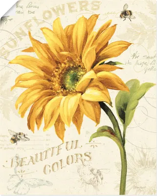 Produktbild von ARTland Poster Under the Sun II Größe: 90x120 cm