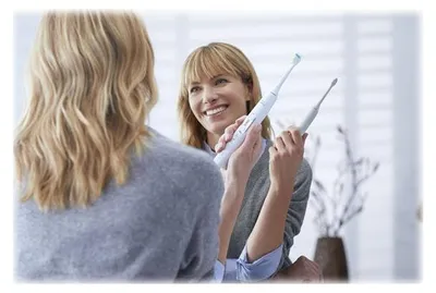 Zdjęcie produktu dla Philips Sonicare ProtectiveClean 6100 HX6877/34 Zestaw szczoteczek sonicznych, Dorosły, Soniczna szczoteczka do zębów, Codzienna pielęgnacja, Pielęgnacja dziąseł, Wybielający, 62000 ruchów na minutę, Srebrny, Biały, 2 min