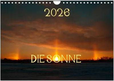 Produktbild von Die Sonne - 2026 (Wandkalender 2026 DIN A4 quer), CALVENDO Monatskalender