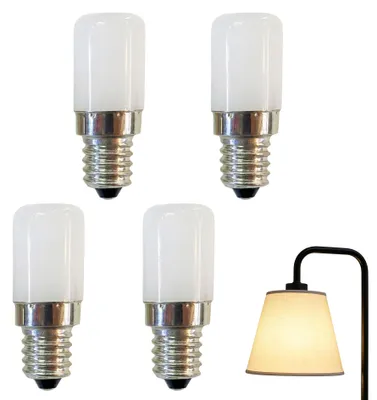 E14 LED-Lampen, 3W, warmweiß 2700K, 360°, 4er-Set