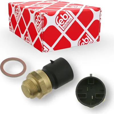 Produktbild von FEBI BILSTEIN 11915 Temperaturschalter Kühlerlüfter Thermoschalter für OPEL Corsa B Schrägheck (S93) Astra F CC (T92) Astra F Caravan (T92)