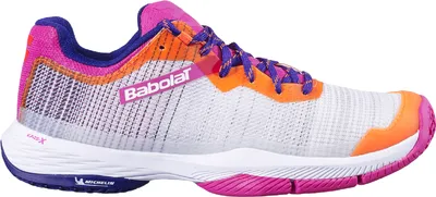 Produktbild von Babolat Jet Ritma Padel-Tennis Padelschuhe Sportschuhe weiß/bunt 31F21753-3024, Schuhgröße:42 EU