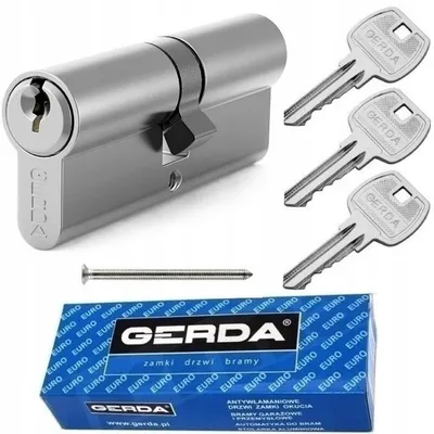 Produktbild von GERDA Zylinder WKE1 28/36 Schlosszylinder Tür Nickelsatin