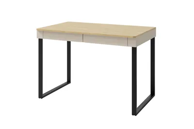 Produktbild von KINDERSCHREIBTISCH LIBU 11 125/63/74,5 in Sandbeige / Geölte Eiche