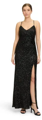 Produktbild von Vera Mont Damen Abendkleid figurbetont 34, Schwarz