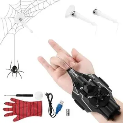 Produktbild von Spiel, Spider Web Shooter, Cosplay Handschuh 3m Launcher mit 3 Magneten