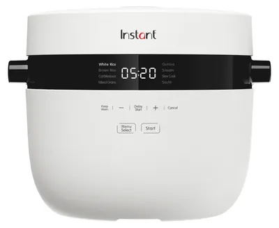 Image de INSTANT POT Cuiseur à riz 8 en 1 Cuiseur vapeur 5L Cuisson douce Sauter Blanc