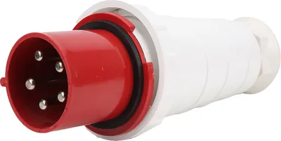 Obrázek produktu pro Průmyslový konektor, průmyslová zástrčka, 5kolíková zásuvka, 3fázový konektor, zástrčka pro montáž na kabel, zásuvka pro montáž na panel