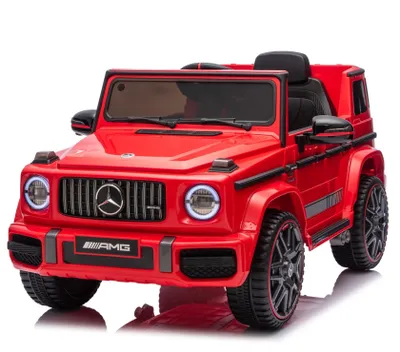 Produktbild von Mercedes G63 AMG Cabrio Kinder-Elektroauto 12V Rot