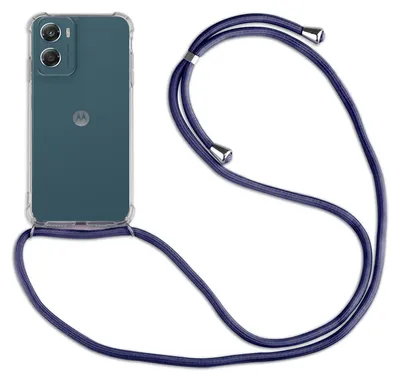 Produktbild von Handykette für Motorola Moto G06 / G06 Power Hülle mit Band Case Kordel in Blau