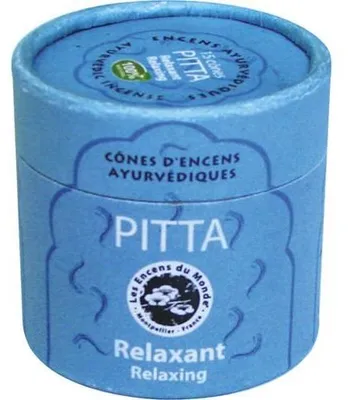 Ayurvedische Duftkegel Pitta, 15 Stk., Chypre, inkl. Halter