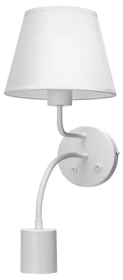 Produktbild von Glowster Weiße Metallleuchte (ohne Lichtquelle) E27