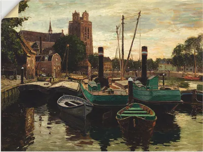 Produktbild von ARTland Wandbild, selbstklebend Abend in Dordrecht. 1902-1910 Größe: 40x30 cm