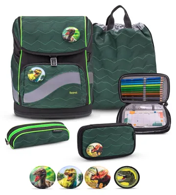 Produktbild von Belmil Smarty Plus Premium Schulranzen Set 5-teilig "Twist of Lime"