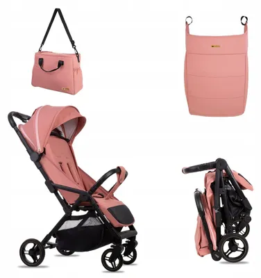 Imagen del producto de Cochecito para bebés BabyLux GIAU, ligero y apto para niños hasta 22 kg, plegable para viajes en avión