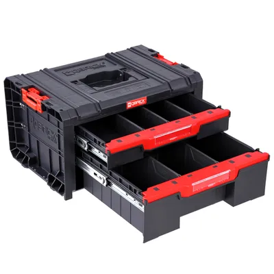 Produktbild von Werkzeugkasten mit Schubladen modular PRO Wandmontage Verstärkte konstruktion Kunststoff Metall