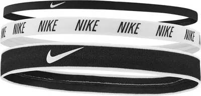 Image de Nike - Set de bandeaux homme/femme unie (pack de 3) CS1506 (taille unique) (Noir/Blanc)