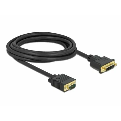 Produktbild von Delock Kabel DVI 24+5 Buchse zu VGA Stecker 3 m