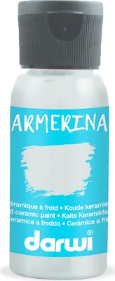 Produktbild von Darwi 4x DARWI Kalte Keramikfarbe, Flasche 50ml, Silber - Silber DA0380050080C