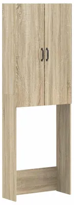 Image de vidaXL Armoire de toilette HOORN, chêne Sonoma, 66 x 25,5 x 190 cm