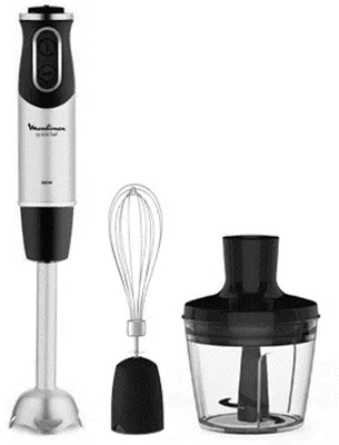 Produktbild von Moulinex DD6558, Pürierstab, 0,8 l, Pulsfunktion, 1000 W, Edelstahl, Schwarz