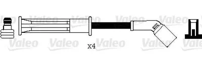 Produktbild von VALEO 346095 Zündkabelsatz Zündleitungssatz für RENAULT CLIO II (BB0/1/2, CB0/1/2) KANGOO (KC0/1) KANGOO Express (FC0/1) MEGANE I (BA0/1)