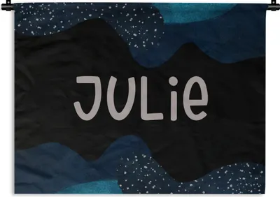 Produktbild von MuchoWow® Wandteppich Wandbehang Julie - Pastell - Mädchen 60x45 cm Tapisserie Dekoration Wandtuch - Das Schlafzimmer