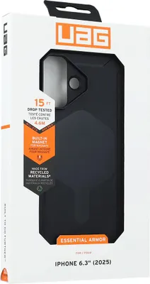 Produktbild von Urban Armor Gear 114542114040, Cover, Apple, iPhone 17, 16 cm (6.3"), Schwarz