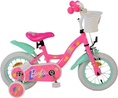 Produktbild von Barbie Kinderfahrrad - Mädchen - 12 Zoll - Rosa