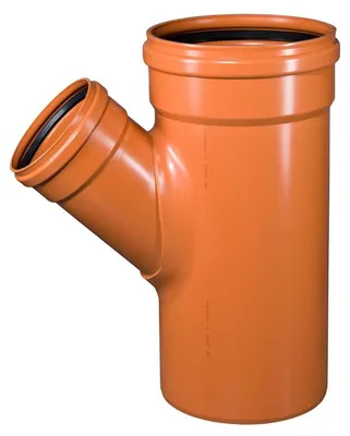 Produktbild von PVC-Abzweigrohr Osma KGEA 45°, DN 500 x 315, orange
