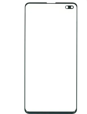 Produktbild von Samsung Galaxy S10+ SM-G975F Display Glas Scheibe Abdeckung schwarz