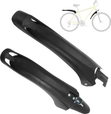 Produktbild von Universal Fahrrad Schutzbleche Set Fahrrad Radfahren Reifen Vorne und Hinten Schmutz Schützer Radfahren Fahrrad Schutzblech für Rennrad MTB Schwarz