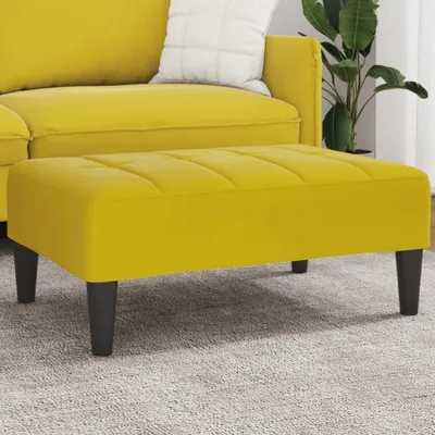 Produktbild von "im Angebot" Fußhocker Gelb 77x55x31 cm Samt - Fußhocker CC17639