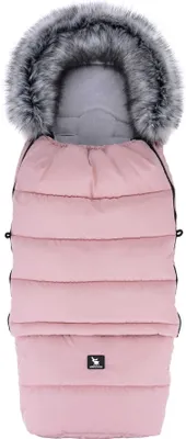 Produktbild von Baumwollemoose Fußsack Babyfußsack Winterfußsack Babydecke 3in1 Combi Pink
